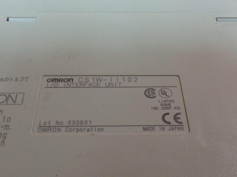 Omron Plc Cs1w Ii102 Module 裕益科技自動化設備可程式編碼器plc分散式控制系統dcs